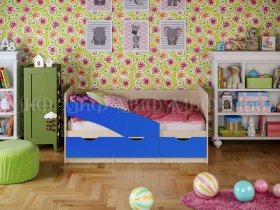 Кровать детская Бабочки 2,0 м в Барышево - baryshevo.mebel-nsk.ru | фото