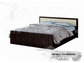 Кровать двуспальная 1,4м Фиеста (BTS) в Барышево - baryshevo.mebel-nsk.ru | фото