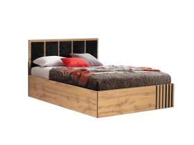 Кровать двуспальная с подъем. мех. 1,6 м Либерти 51.20 в Барышево - baryshevo.mebel-nsk.ru | фото
