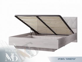 Кровать двуспальная с подъем. мех. 1,6 м  Кимберли КР-13 в Барышево - baryshevo.mebel-nsk.ru | фото