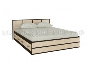 Кровать двуспальная Сакура 1,4 м в Барышево - baryshevo.mebel-nsk.ru | фото
