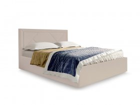 Кровать мягкая 1,6 Сиеста стандарт, вар.2 в Барышево - baryshevo.mebel-nsk.ru | фото