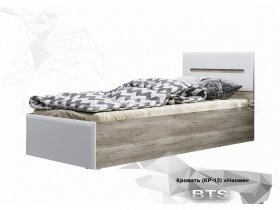 Кровать односпальная Наоми КР-12 в Барышево - baryshevo.mebel-nsk.ru | фото