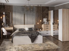 Модульная спальня Норд в Барышево - baryshevo.mebel-nsk.ru | фото