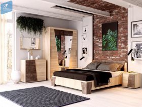 Модульная спальня Санремо в Барышево - baryshevo.mebel-nsk.ru | фото