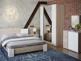 Модульная спальня «Валери» в Барышево - baryshevo.mebel-nsk.ru | фото