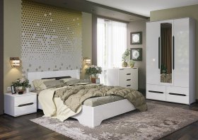 Модульная спальня Валирия в Барышево - baryshevo.mebel-nsk.ru | фото