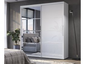 Шкаф-купе Крафт-6 2,0м (белый) в Барышево - baryshevo.mebel-nsk.ru | фото